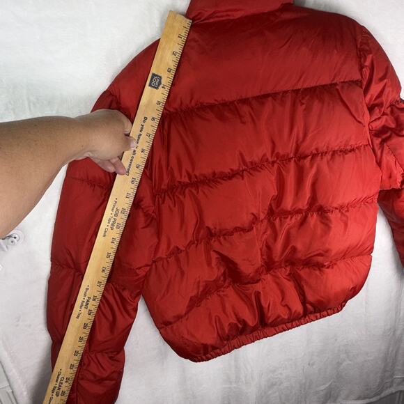 Ralph Lauren Polo Jeans Co Down Jacket Youth Boys M Red Puffer Coat Y2K Flag - Picture 13 of 13